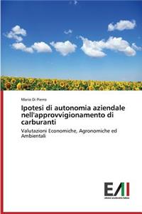 Ipotesi di autonomia aziendale nell'approvvigionamento di carburanti