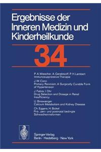 Ergebnisse Der Inneren Medizin Und Kinderheilkunde