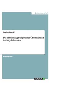 Die Entstehung bürgerlicher Öffentlichkeit im 18. Jahrhundert
