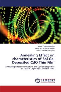 Annealing Effect on characteristics of Sol-Gel Deposited CdO Thin Film
