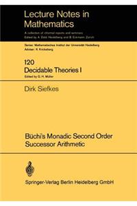 Büchi's Monadic Second Order Successor Arithmetic