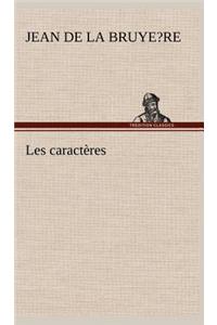 Les caractères