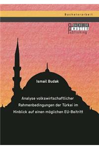 Analyse volkswirtschaftlicher Rahmenbedingungen der Türkei im Hinblick auf einen möglichen EU-Beitritt