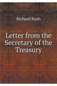 Letter from the Secretary of the Treasury