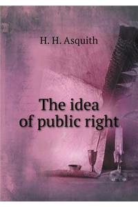 The idea of public right