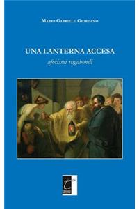 Una lanterna accesa