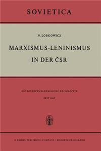 Marxismus-Leninismus in Der Čsr