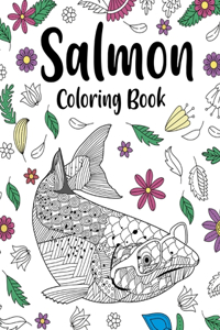 Salmon Coloring Book