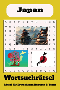 Wortsuchrätsel zum Thema Japan