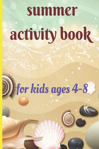 summer activity book for kids ages 4-8