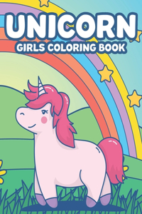 Unicorn Girls Coloring Book