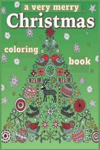 A very merry christmas coloring book