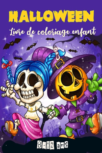 Halloween Livre de Coloriage Enfant 8-12 ans