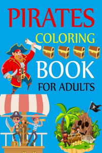 Pirates Coloring Book For Adults