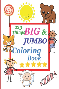 123 things BIG & JUMBO Coloring Book