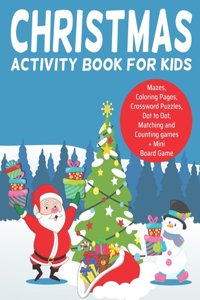 Christmas Activity Book for Kids