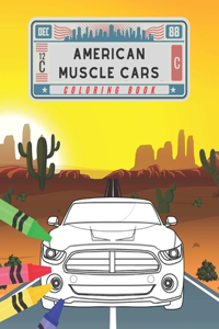 American Muscle Cars Coloring Book