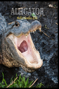 Alligator Wall Calendar 2021