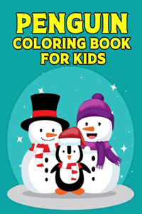 Penguin Coloring Book For Kids