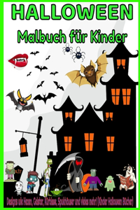 Halloween Malbuch für Kinder