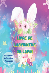 Livre de labyrinthe de lapin comprend Coloration Des draps