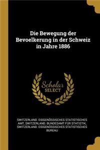 Die Bewegung Der Bevoelkerung in Der Schweiz in Jahre 1886