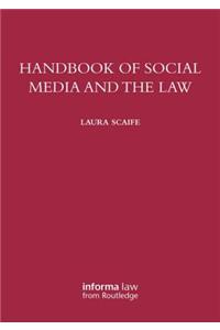 Handbook of Social Media and the Law