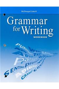 Grammar for Writing Workbook, Grade 10