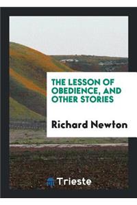 The Lesson of Obedience, and Other Stories