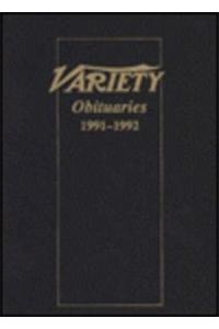 Variety Obituaries 1991-92 V14