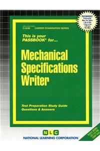 Mechanical Specifications Writer