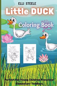 Little Duck Coloring Book: Fun Designs For Boys And Girls - Perfect For Young Children Preschool Elementary Toddlers