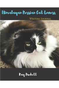 Himalayan Persian Cat Lovers Writing Journal