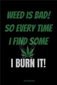 Weed Is Bad!