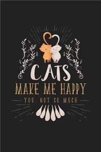 Cats Make Me Happy You Not So Much