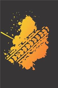 Journal for Downhill Mountain Bike mtb wheel gold