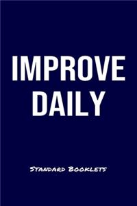 Improve Daily Standard Booklets
