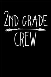 2nd Grade Crew: 6x9 Lined Journal, Notebook or Diary