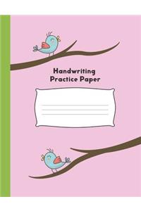 Handwriting Practice Paper: Blank Dotted Practice Sheets for Levels Pre-K to 3rd Grade