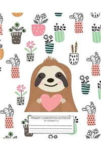 Primary Composition Notebook for Grades K-2