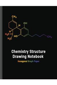 Chemistry Structure Drawing Notebook Hexagonal Graph Paper