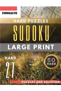 Sudoku Hard Puzzles Large Print