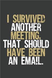 I Survived Another Meeting That Should Have Been An Email.