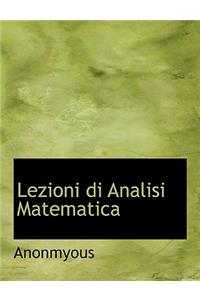 Lezioni Di Analisi Matematica