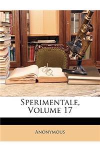 Sperimentale, Volume 17
