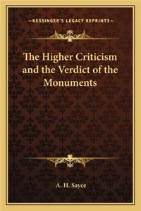 Higher Criticism and the Verdict of the Monuments