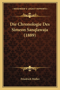 Chronologie Des Simeon Sanqlawaja (1889)