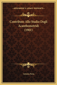 Contributo Allo Studio Degli Acanthometridi (1901)
