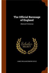 Official Baronage of England