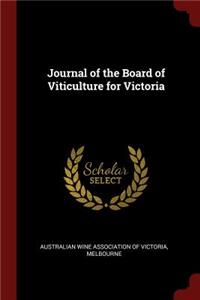 Journal of the Board of Viticulture for Victoria